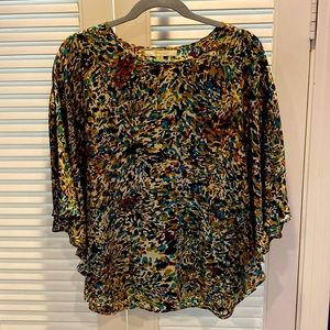 Jenny Han silk poncho - medium